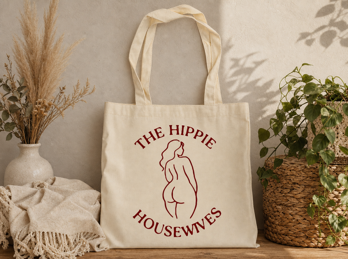 The Hippie Housewives Canvas Tote