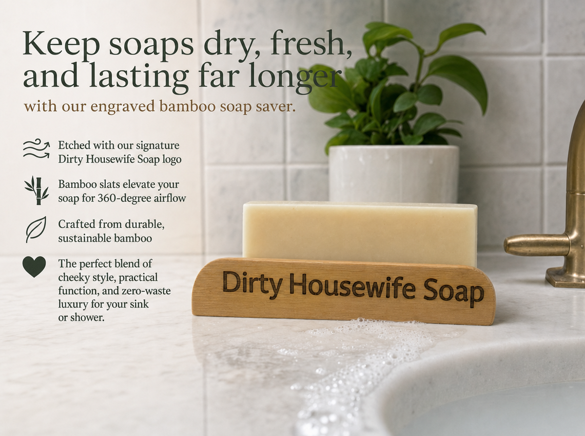 Dirty Housewife Bamboo Soap Saver